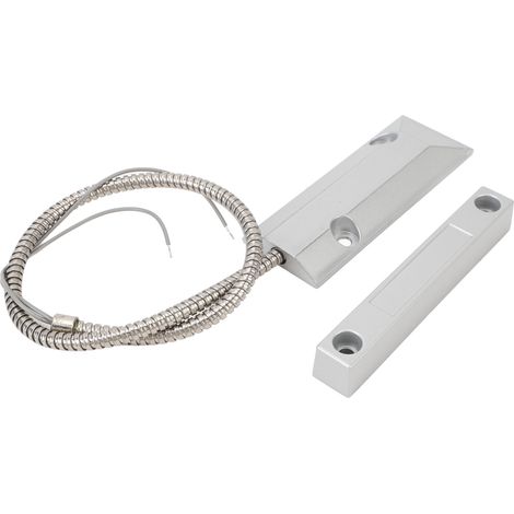 Contacteur magnétique de porte, capteur NC, alliage de zinc, détecteur sensible, alarme de fenêtre pour la sécurité de la maison, du garage ou d'un entrepôt. (1/5)