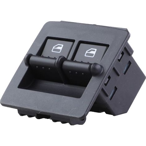 Elektrischer Fensterheber-Knopf, automatischer Fen Elektrischer Fensterheberschalter Glasheberknopf Auto 1C0959527A 1C0959855A Für Volkswagen für Beetle 1998-2010 2.5L