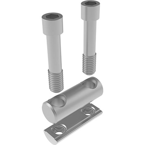 Fath Bolzenverbinder zur Verbindung von zwei Aluprofilen IPS Nut 8 Item System, Stahl verzinkt (1/5)