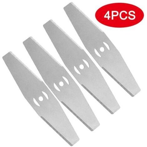 4 Pcs Replacement Grass Trimmer Blade Heads Lawn Mower Brush Cutter Blades Weed Eater Blade Heads, Toothed Blade and Stainless Steel Blade and Plastic Blade (1/4)