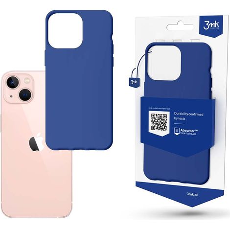 Custodia opaca Apple iPhone 14 - 3mk blu