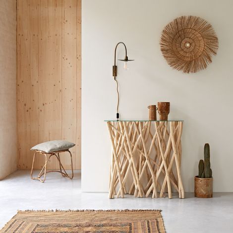 Console en bois de teck River (1/5)