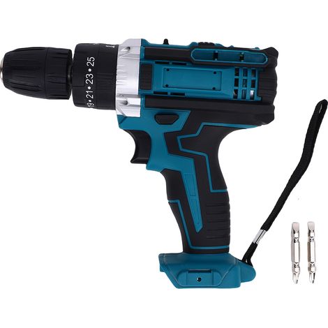 Perceuse sans fil, diamètre de perçage 10mm, tournevis électrique alimenté par batterie 21V pour l'entretien de la maison, travail du bois (1/5)