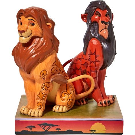 Figurine de collection Disney Simba et Scar (1/2)