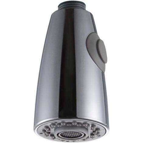 Kitchen Faucet Spray 2 Jets Replacement Faucet Head Spray for Faucet Replacement Spray for Kitchen Mixer, Chrome, G1/2" (1/5)