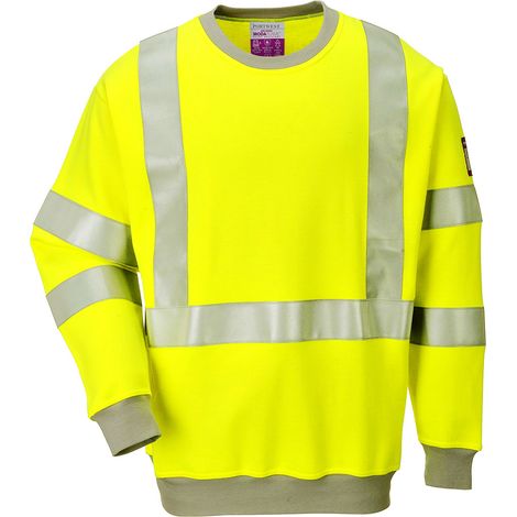 Sudadera FR Modaflame Anti-Static Hi-Vis: Protección y Comodidad / Amarillo / XL