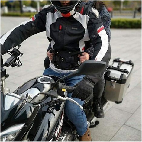 Poignée Réglable - Ceinture Sécurité Moto Scooter - Pour Passager Enfant - Longueur Max 125 Cm - Noir (1/5)