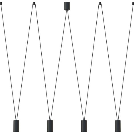 Lampadario a sospensione Nowodvorski More Eye 4xGU10 nero (1/2)