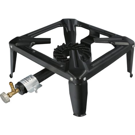 Cucina a gas 4 piedi 30x30 cm. Potenza 4.000 Watt. (1/3)