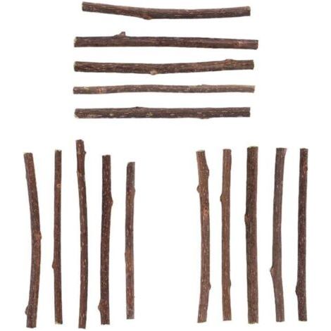 15 PièCes SéRies Naturel Silvervine BâTons pour Cataire Matatabi à MâCher Dents Molaire Chat de Nettoyage (1/4)