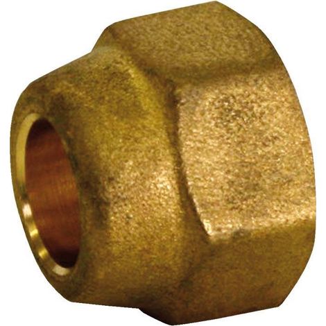 Bocchettone in ottone Ferrari per condizionatori 3/8" x 3/8" 107101