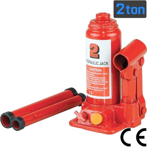 Gato hidraulico de botella 2 toneladas 2000 kg con homologacion CE para subir coches y otros vehiculos (1/5)
