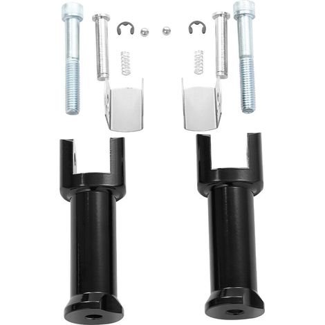 Support de repose-pied arrière pour passager Harley Softail, adapté Fat Boy, Heritage Classic, Deluxe et Street Bob, compatibilité 2018 à 2025, accessoire moto tuning (1/2)