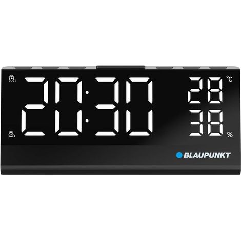Radio reloj CR10ALU FM PLL con sensor de temperatura y humedad integrado. (1/2)