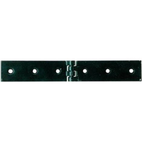 12 x CERNIERA A LIBRETTO ACCIAIO P/CASSE 220 X 30 MM