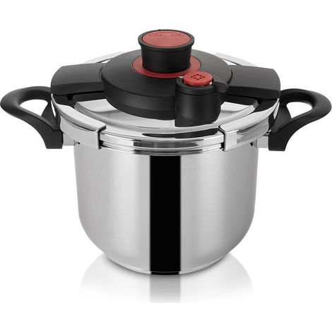 Olla a presion de acero con cierre automatico storm 7 l