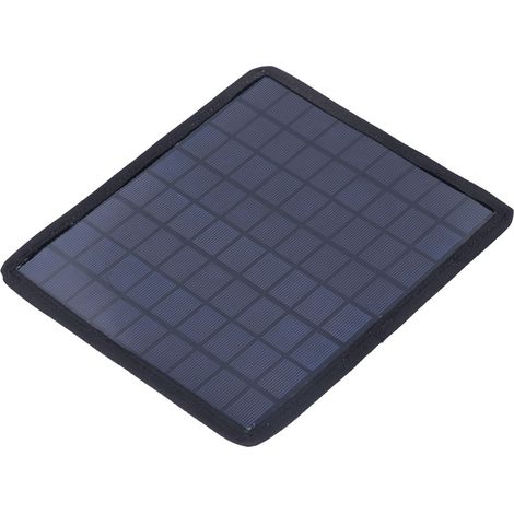 Chargeur solaire portable 6W 18V pour voiture, compatible avec les batteries 12V. Panneau de charge et carte de batterie. (1/5)