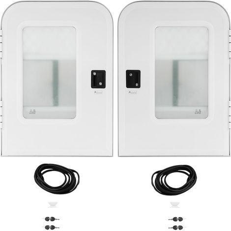 Porte de remorque gauche et droite, porte d'entrée de camping-car, 660 x 914 mm, porte d'entrée de camping-car, porte d'entrée de caravane (droite + gauche) (1/5)