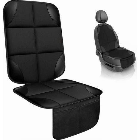Wasserdichter und rutschfester Autositzbezug, ISOfix-kompatibel für alle Autositze, aus Baumwolle und Kunststoff, schwarz, für Autos und Haustiere
