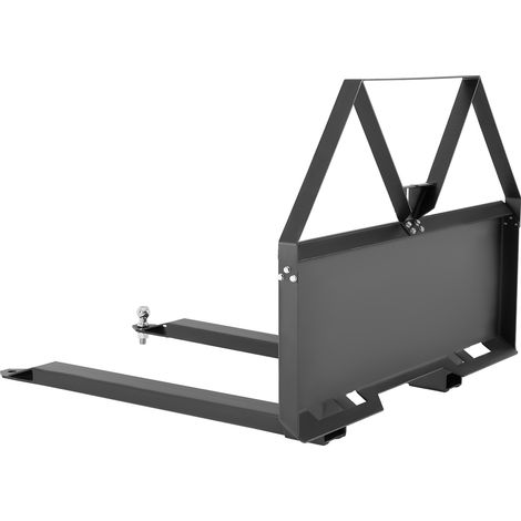 Mophorn Horquillas para Palés con Bastidor de 1160 mm, Horquilla de 1220 mm, Bola de Enganche de 47,6 mm, Capacidad de Carga de 1179 kg, Conexión Rápida, Compatible con Minicargadoras y Tractores