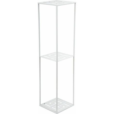 Moderno soporte para flores de pie, 100 cm, blanco (1/5)