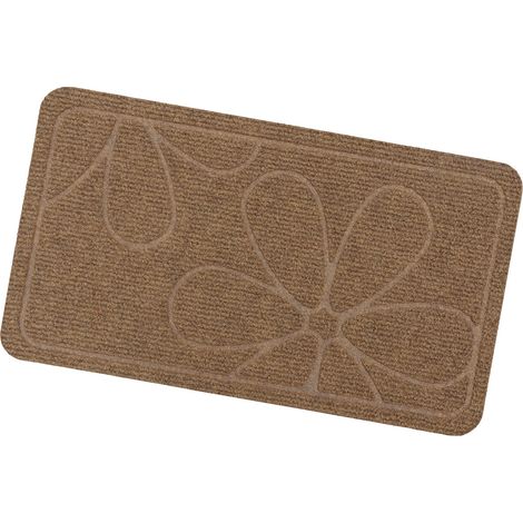 Zerbino Ingresso Assorbente Antiscivolo Asciugapassi Interno Esterno 100% Made In Italy - Beige