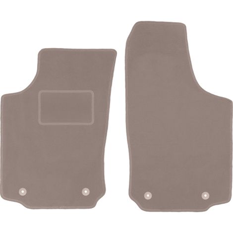 Alfombrillas delanteras para Opel Corsa C hatchback (2000-2006) beige (1/5)