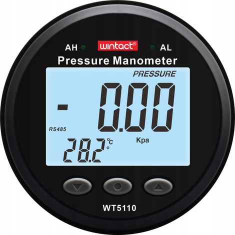 Manometro digitale per test del vuoto 0 - 100 kPa con display LCD e allarme (1/5)