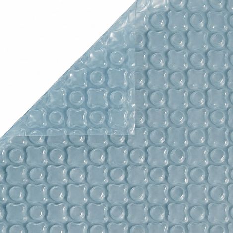 Bâche à Bulles Piscine 7,5x3,5 m Non Bordée OXO Cristal 400 microns - Livrée avec Kit Oeillets + Bâchette Protection - Direct Usine