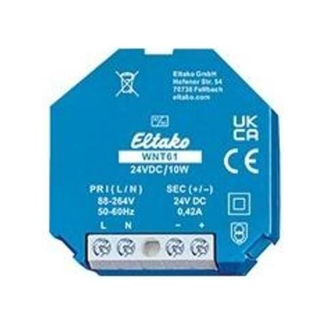ELTAKO Weitbereichs-Schaltnetzteil WNT61-24VDC/10W