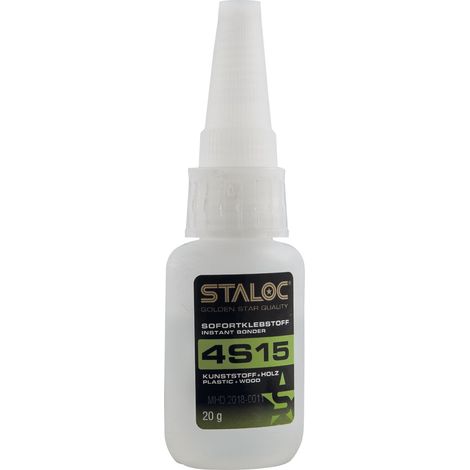 STALOC Sofortklebstoff 4S15  Sekundenkleber  schnellhärtend  20 g