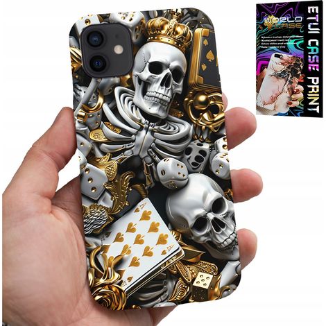 Hülle für iPhone 12 mini – King-Pokerwürfel-Muster für Herren (1/5)
