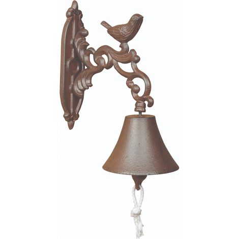 Fallen Fruits Cast Iron Hanging Wall Mounted Bird Door Bell Antique Style BR22