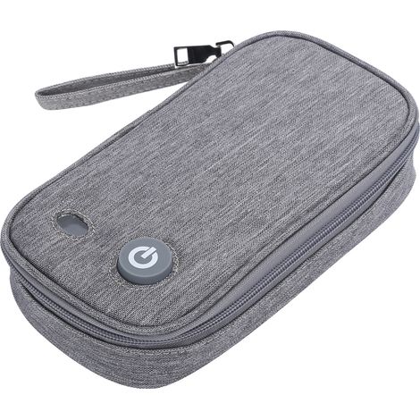 Sac de nettoyage UV portable pour outils de coiffure USB, housse de rangement pour bijoux et montres (1/5)