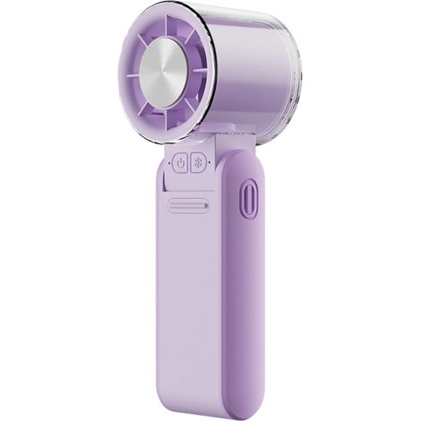 Ventilateur Portable - Écran Numérique - 100 Vitesses Réglables - Batterie Rechargeable USB 3600 mAh - Pour Voyage Maquillage Extérieur Intérieur - 1 Pièce (1/5)