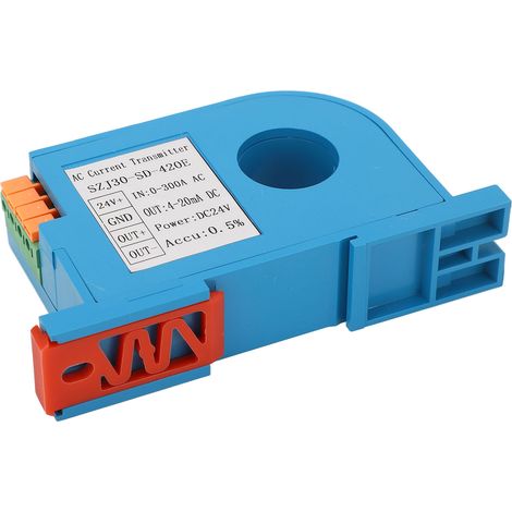 Transmetteur de courant alternatif monophasé 4-20 mA, transformateur de courant à sortie CC pour commande par automate programmable (1/5)