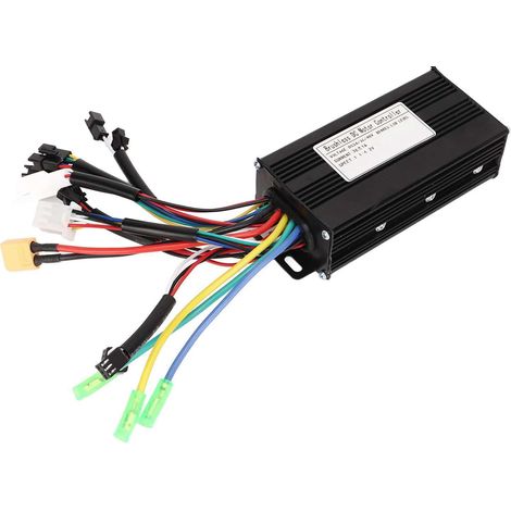 Convertisseur de batterie au lithium intelligent pour vélo, contrôleur à onde sinusoïdale sans balais 26 A, 36 V 48 V, compatible avec les moteurs de 500 W à 750 W. (1/4)