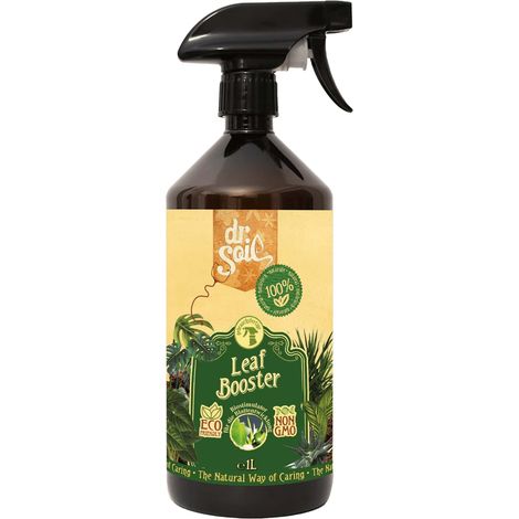 Dr.Soil LEAF BOOSTER, Natürlicher Regenerator für grüne Blätter, gebrauchsfertige Lösung mit 1 Liter Sprühflasche