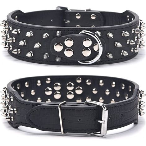 Collier pour animaux de compagnie à pointes dominatrices- (1/4)