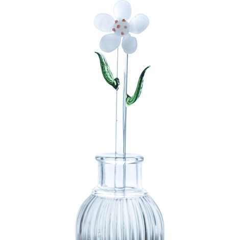 Bouquet de fleurs en verre soufflé à la main, idéal pour la Saint-Valentin, Noël ou un anniversaire. Décoration (1/5)