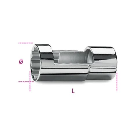 Manchon polygonal pour 1/2 beta 960a - 27
