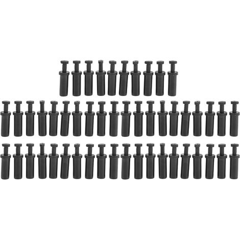 50 raccords pneumatiques Push to Connect, bouchons pour tubes composites, fournitures industrielles, lot de 50 pièces (1/5)