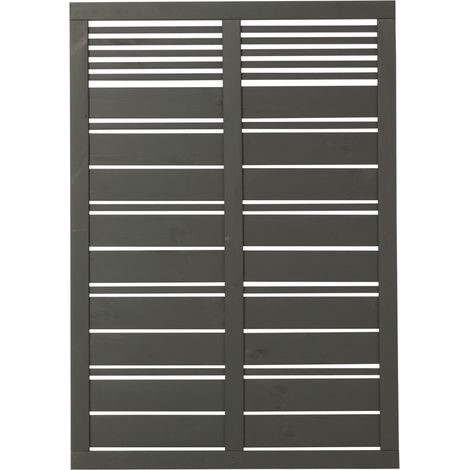 Plus Zaun Silence 120 x 170 cm umbragrau fungizidbehandelt