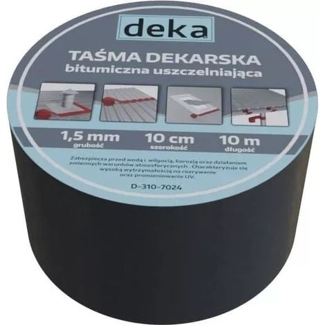 Nastro sigillante per tetti in alluminio butilico 10 cm10 mm antracite - D-410-7010