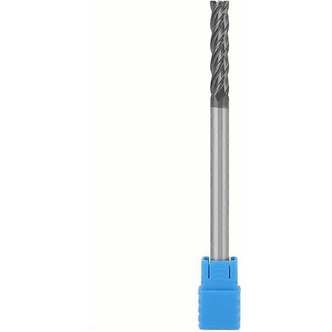 1 Stück HRC45 Hartmetall-Schaftfräser mit 4 Schneiden, CNC-Fräser, 6 mm Durchmesser x 100 mm Länge