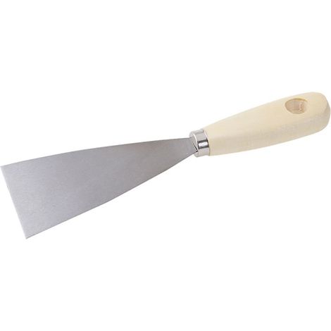 LEVIOR Spatel, Stahl, Holzgriff, 60 mm, 32206.01