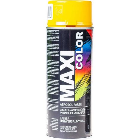 Esmalte de uñas Maxi color amarillo 1023 brillante 400 ml motip (1/5)