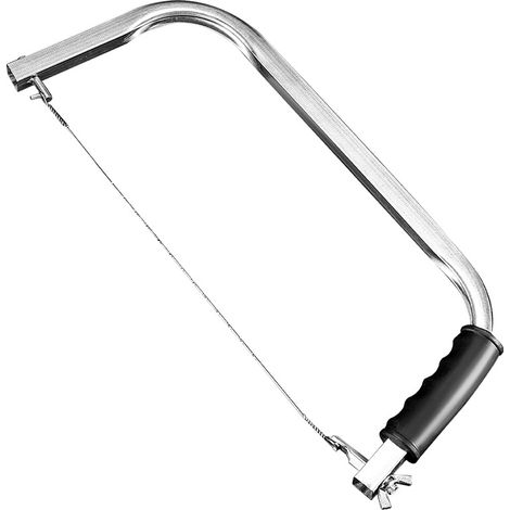 Scie à chantourner multifonction portable de 50 cm, avec fermoir papillon et lame en acier à ressort antirouille (1/5)