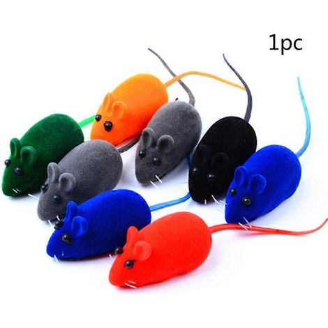 Jouet souris hochet pour chat, jouet coloré pour attraper les rats des chatons d'intérieur - Style 1 (1/5)