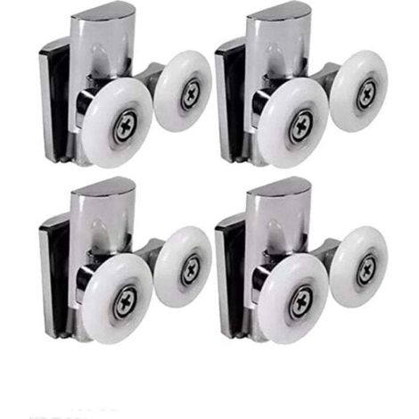 Roulettes de Porte de Douche,23 mm Roues De Porte de Douche en Haut ou en Bas